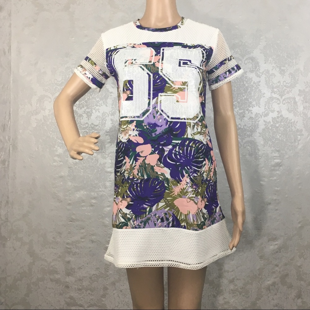 Jersey Floral Dress